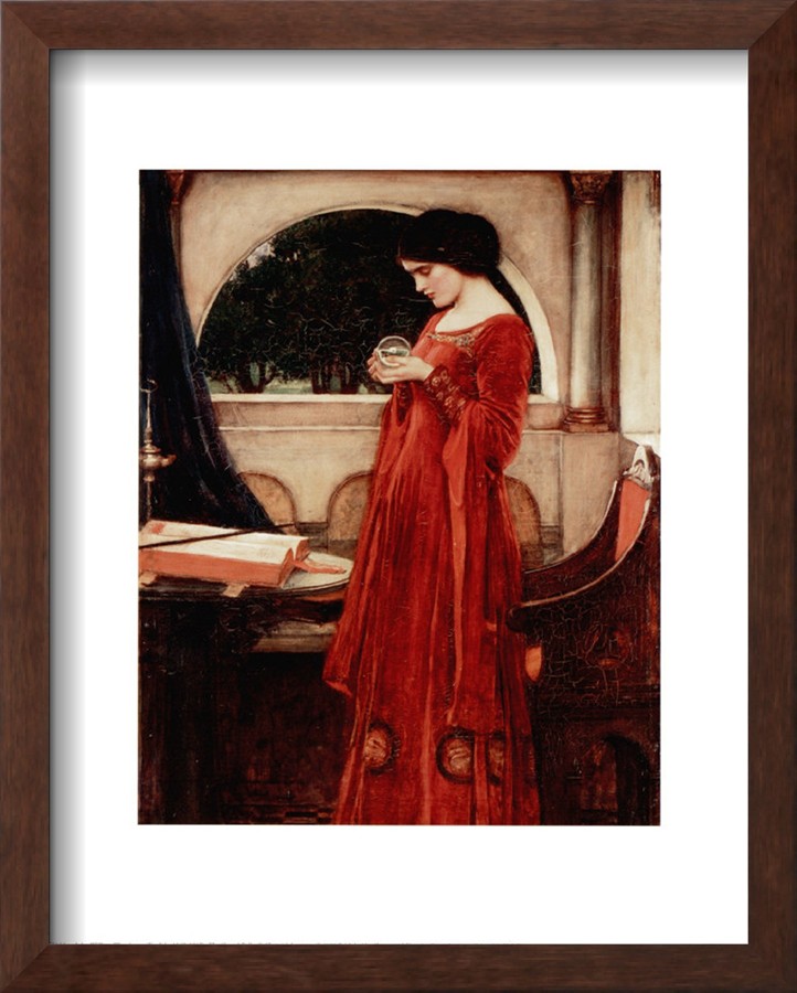 The Crystal Ball By John William Waterhouse